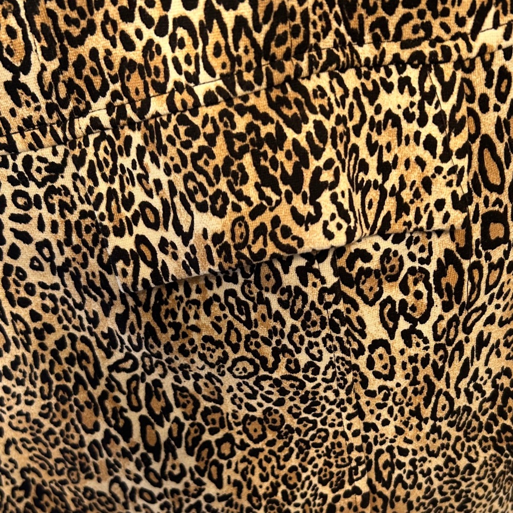 Chico's Women’s Animal Print Knit Blazer - Size 14/16 Preowned - Picture 2 of 8